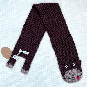 Kids monkey scarf New with tag